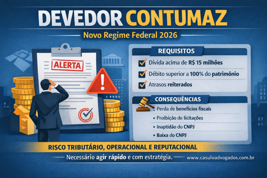 Devedor contumaz: entenda os requisitos da nova regra federal