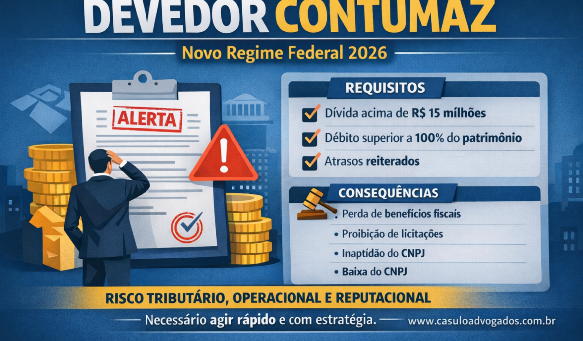 Devedor contumaz: conceito, requisitos e consequências da nova regulamentação federal